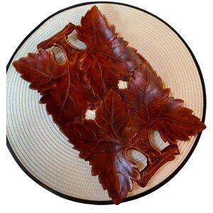 Made in Italy Autumn Leaf Platter